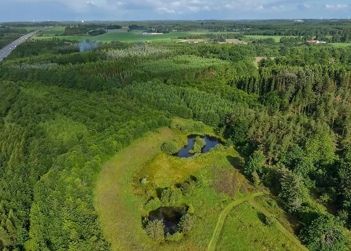 Ferienhaus Architect-designed Retreat In Private Woods